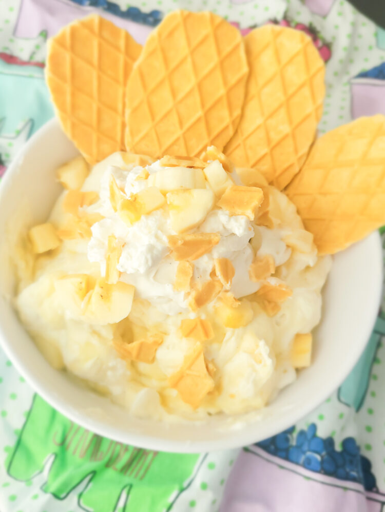 fluffy banana pie dip