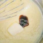 making vanilla pudding