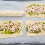 roll up your crescent dough to form a log