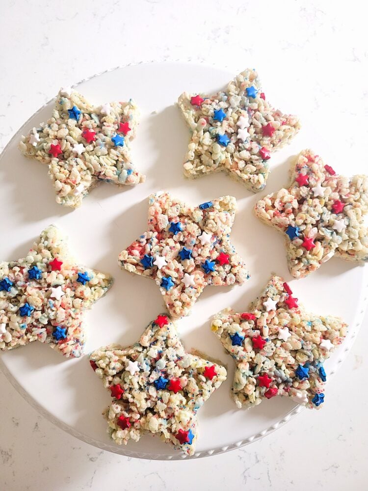 fun to make start shaped rice krispie treats