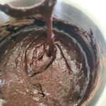 whisking ingredients