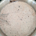 Cooking chocolate ice cream base