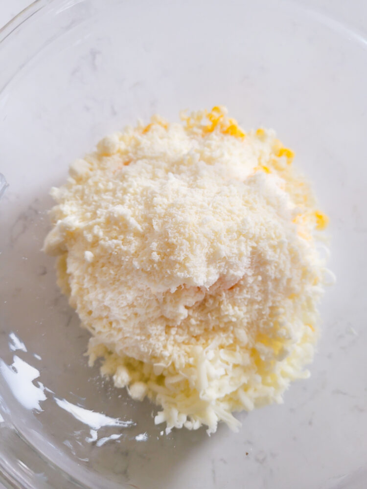 cheeses for the pizza dip