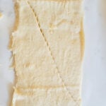 crescent rolls formed into rectangle